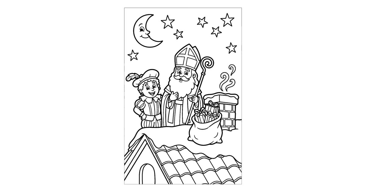 sint-en-piet-op-het-dak-kleurplaat-gratis-printen-minipret