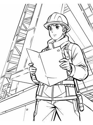 Architect Kleurplaat 2