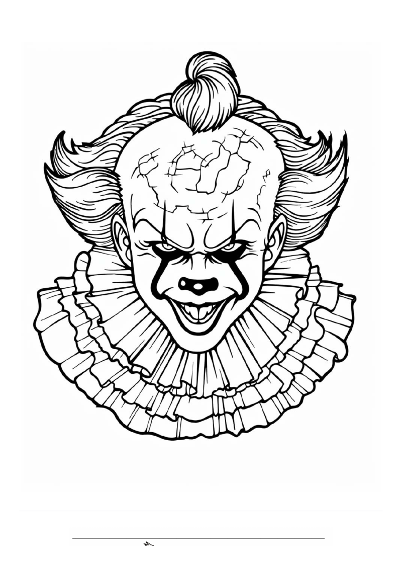 Circus Clown It Kleurplaat — gratis kleurplaat