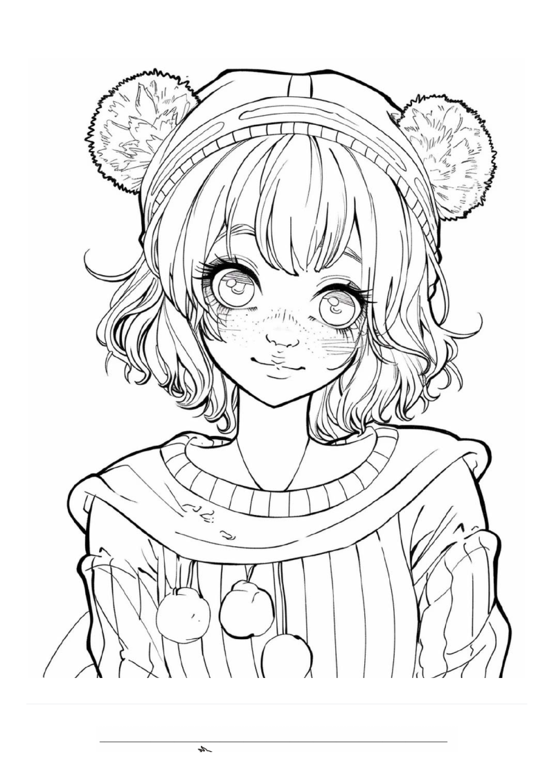 Clown Anime Meisje Pompoenen Kleurplaat — gratis kleurplaat printen