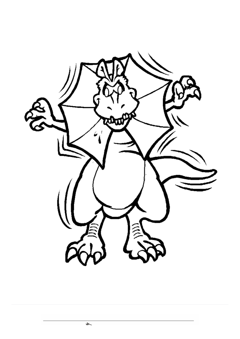 Dinosaurus 10 Kleurplaat — gratis kleurplaat