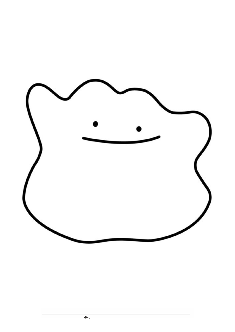Ditto Kleurplaat — gratis kleurplaat