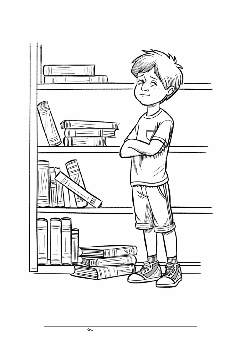 Encyclopedia Brown Kleurplaat — gratis kleurplaat printen