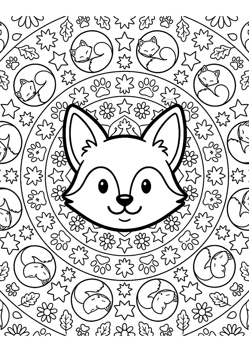 Groep 4 mandala kleurplaat — gratis kleurplaat printen