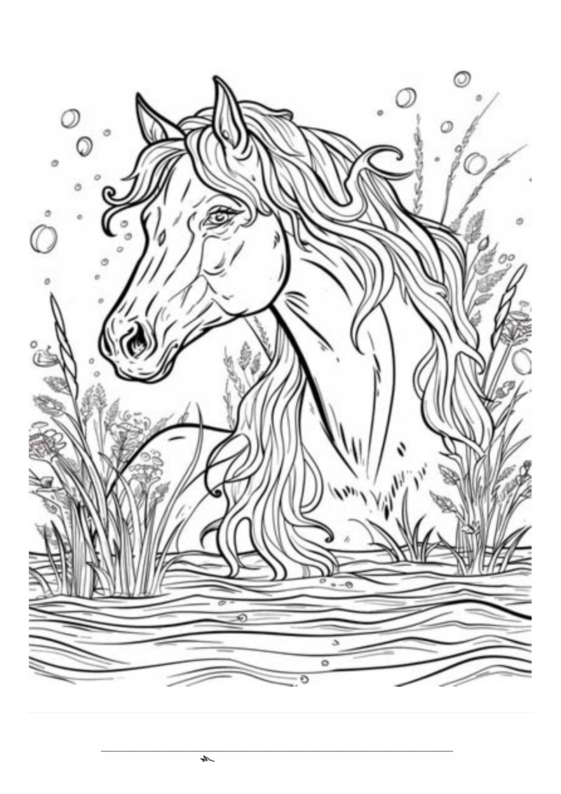 Kelpie in Water Kleurplaat — gratis kleurplaat
