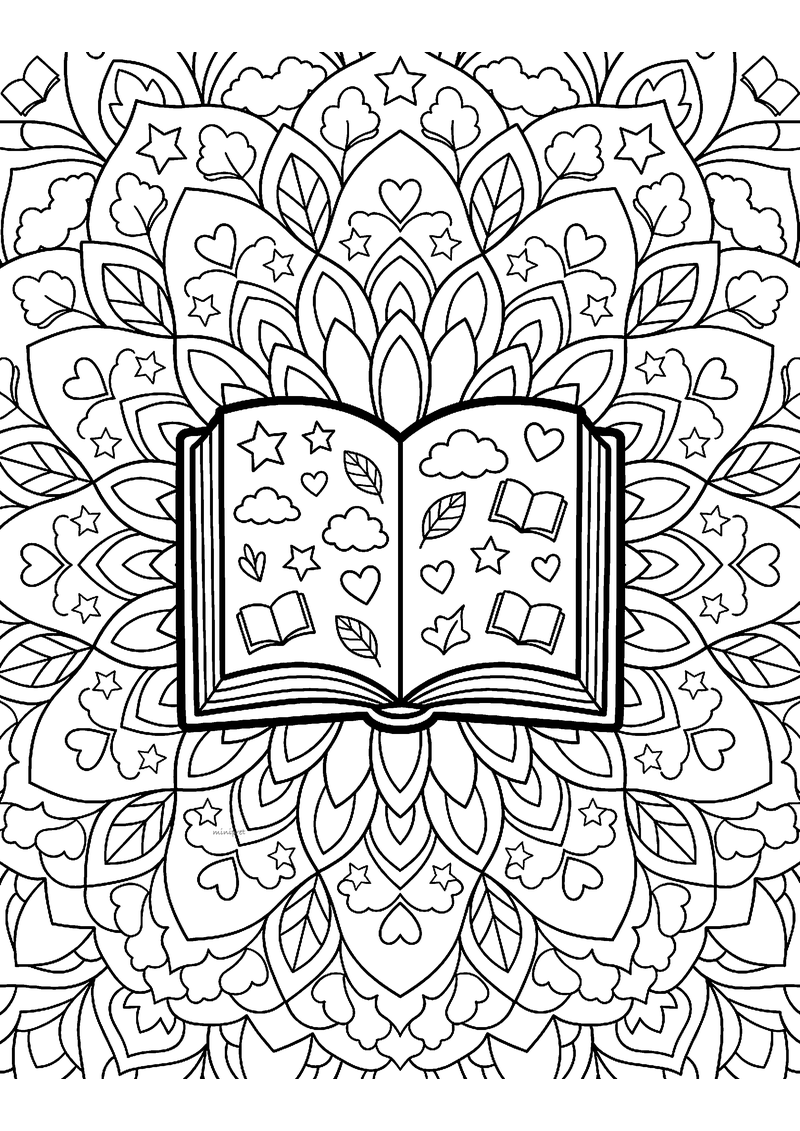 Kinderboeken mandala kleurplaat — gratis kleurplaat printen