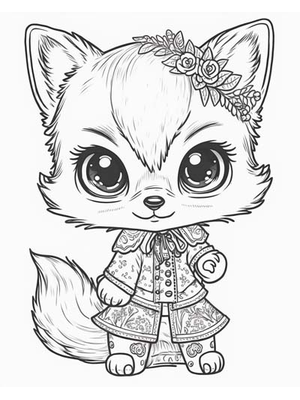 Baby Kitten 1 2 Kleurplaat — gratis kleurplaat