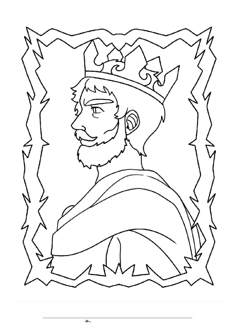 Koning B Macbeth Older Kleurplaat — gratis kleurplaat