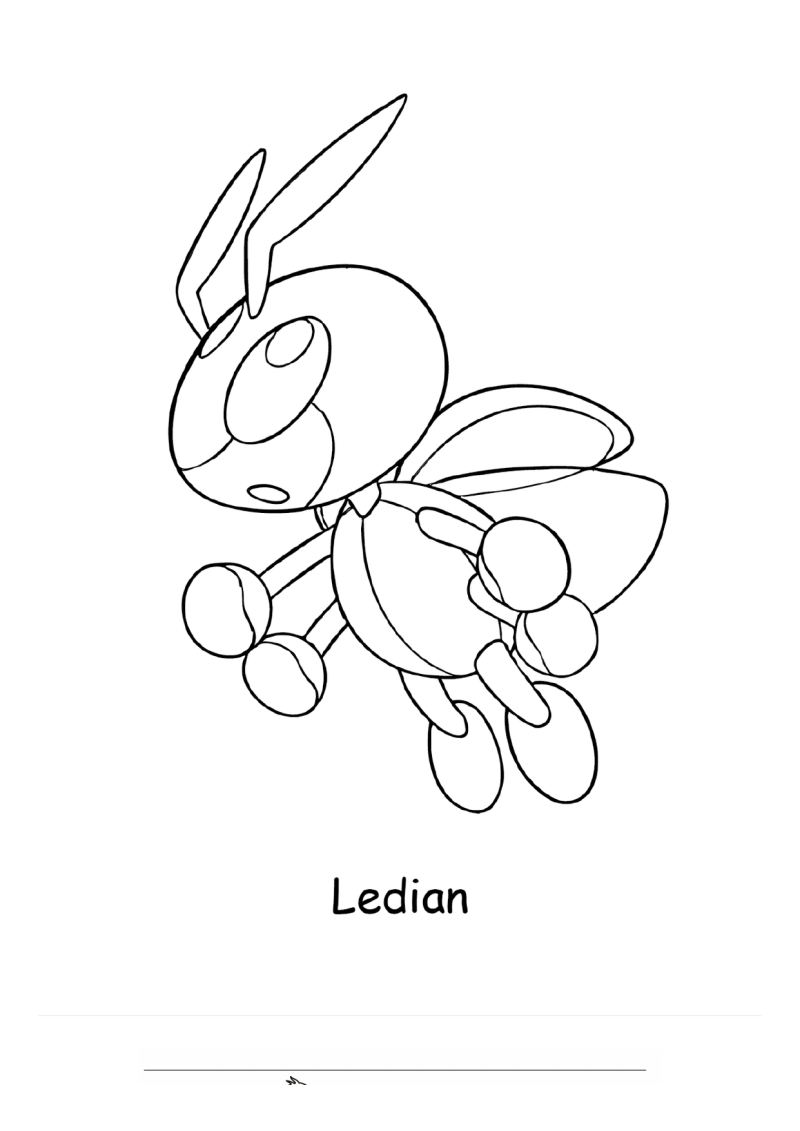 Ledian Kleurplaat — gratis kleurplaat