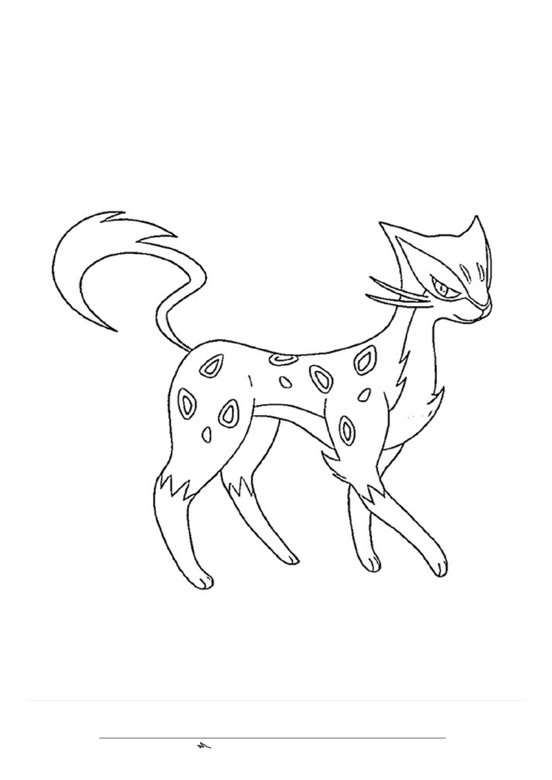 Liepard Kleurplaat — gratis kleurplaat