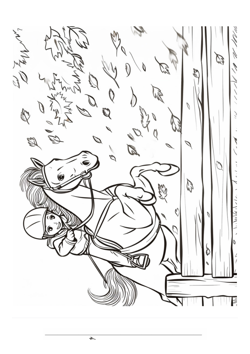 Paard 6 Kleurplaat — gratis kleurplaat