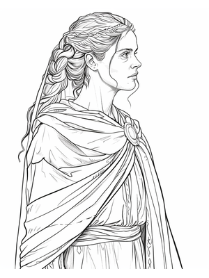 Prinses Jarlskona Kleurplaat — gratis kleurplaat