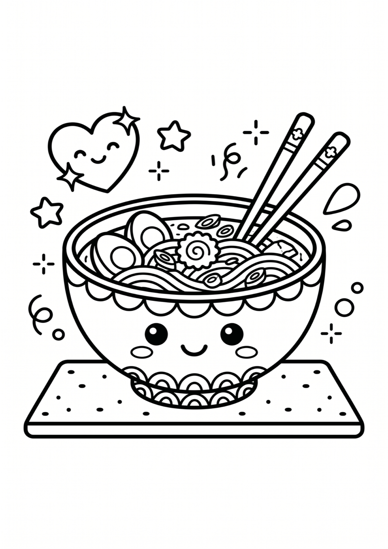 Ramen met Hartje Kleurplaat — gratis kleurplaat printen