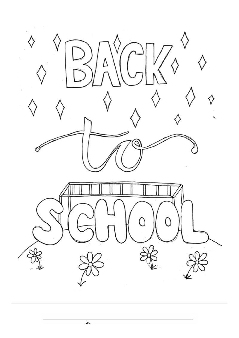 School 11 Kleurplaat — gratis kleurplaat