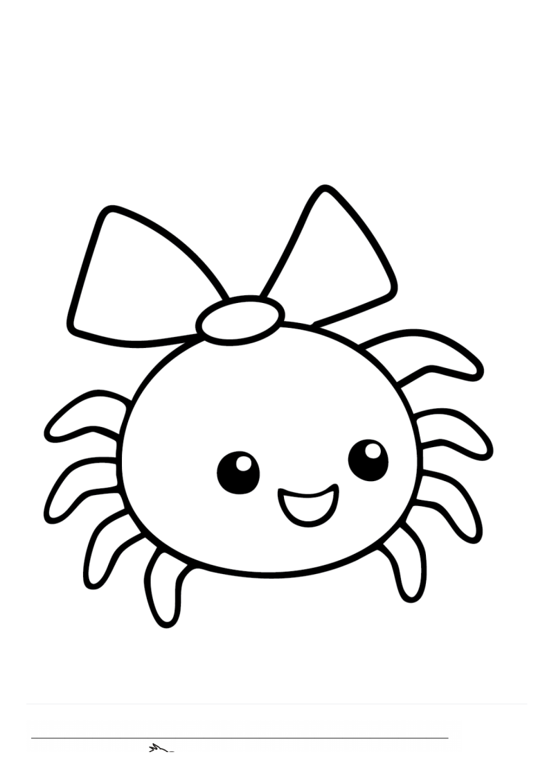 Baby Spin Kleurplaat