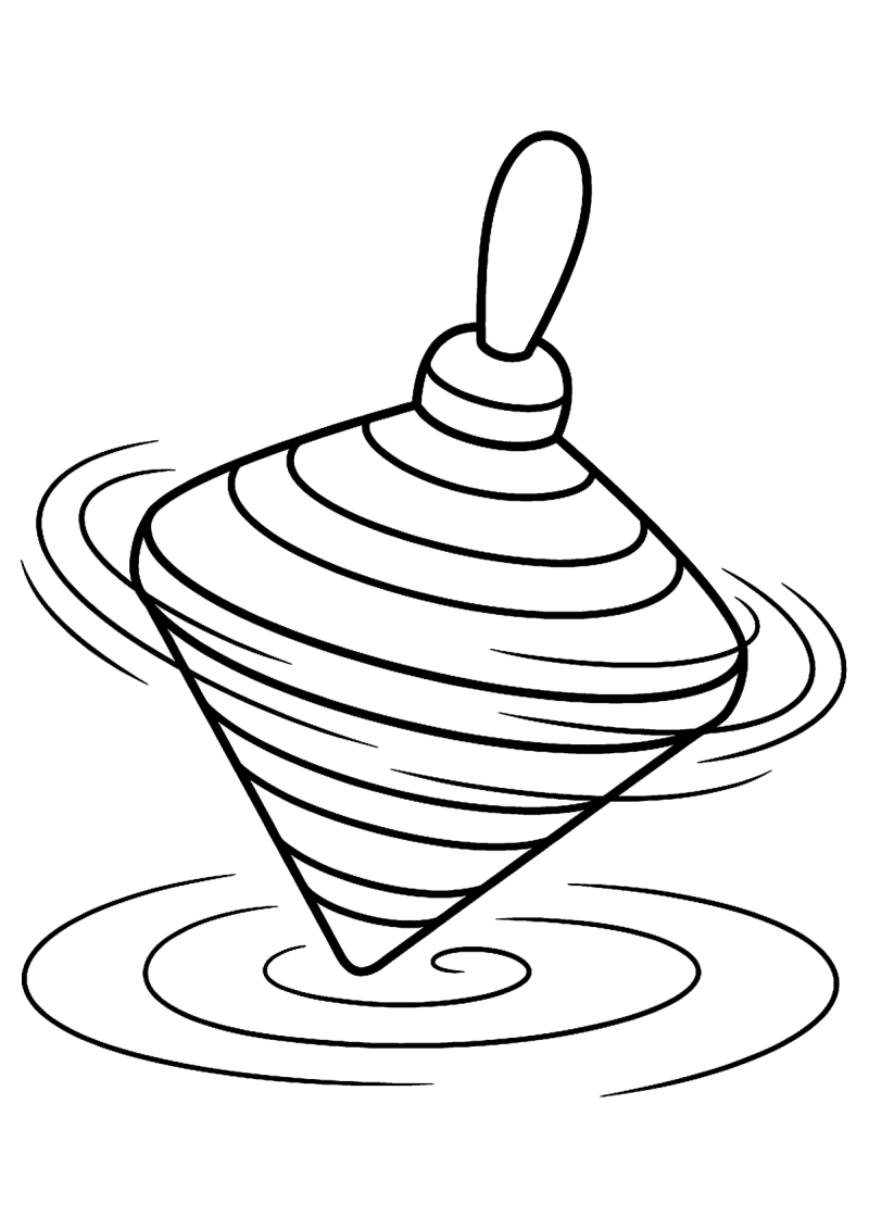 Spin kleurplaat — gratis kleurplaat