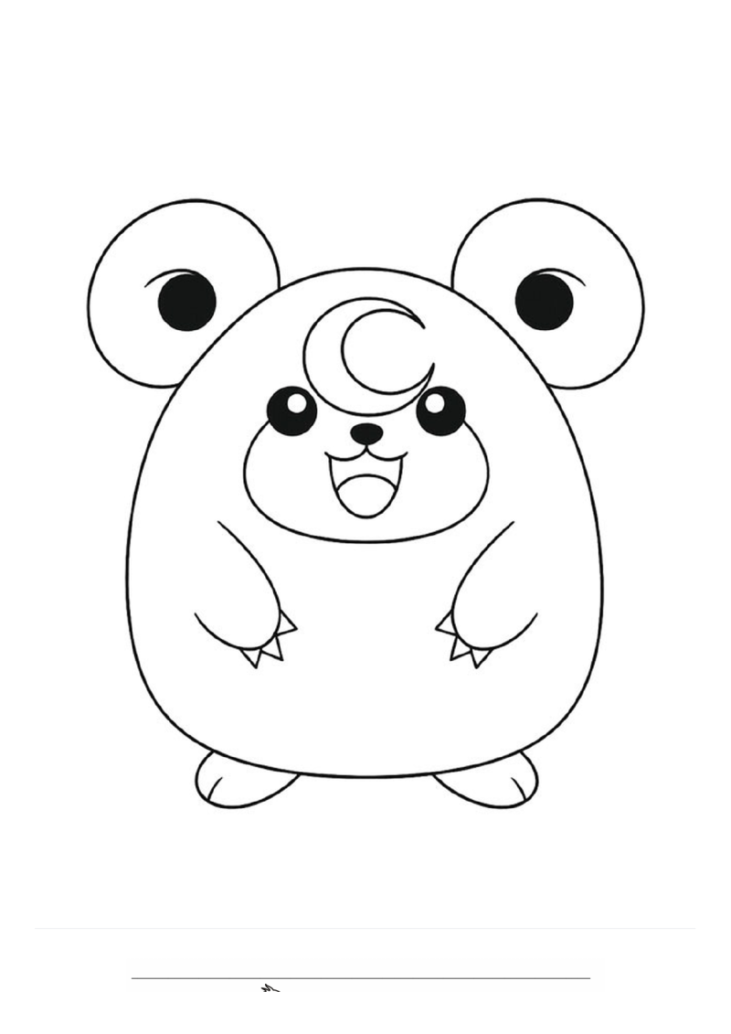 Squishmallows Kleurplaat — gratis kleurplaat