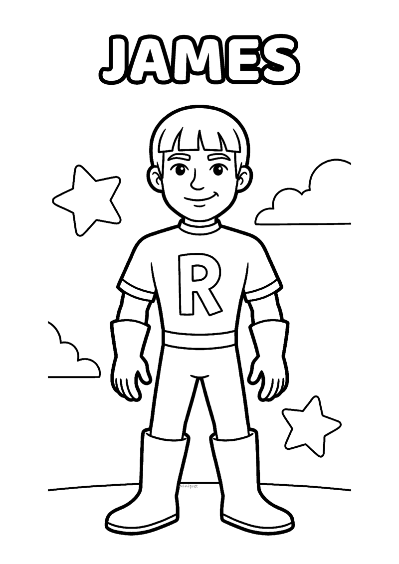 Team Rocket James Kleurplaat — gratis kleurplaat printen