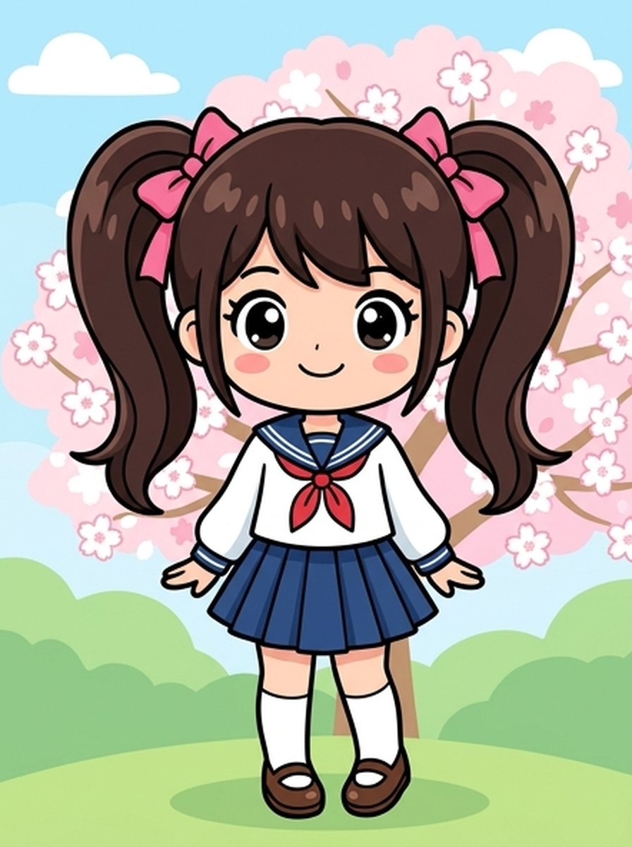 Anime kleurplaten