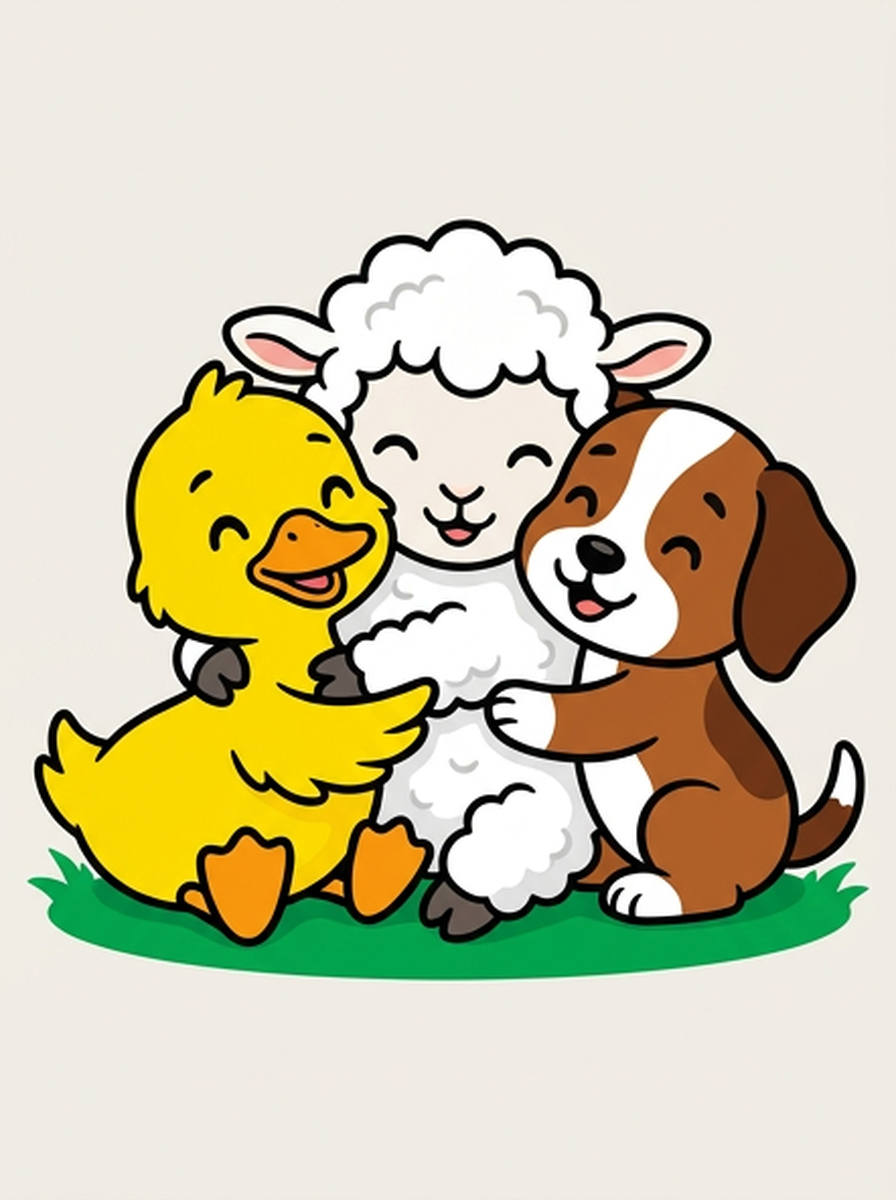 Baby Dieren kleurplaten