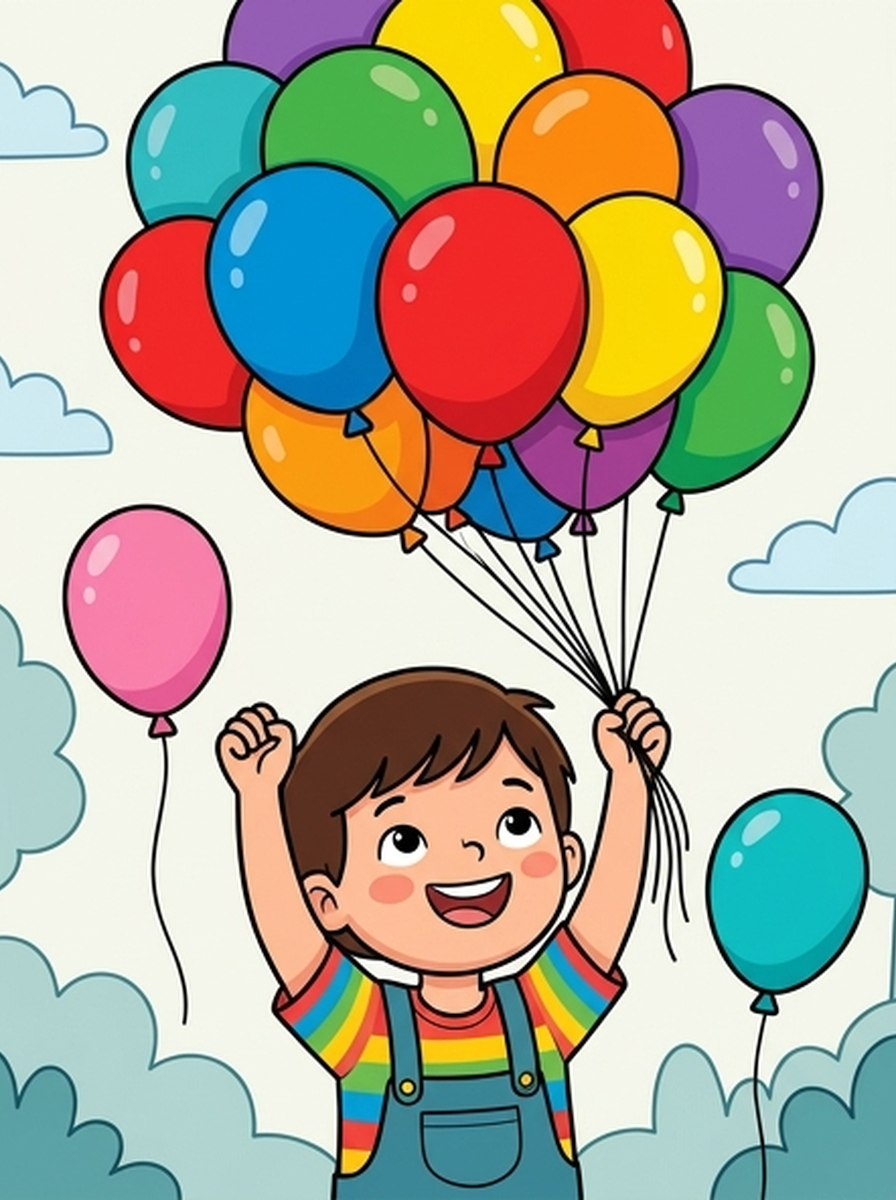 Ballon kleurplaten