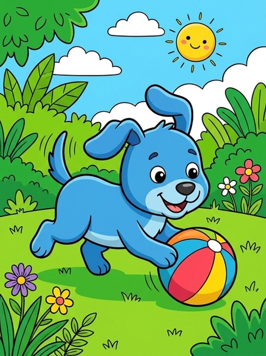 Bluey kleurplaten