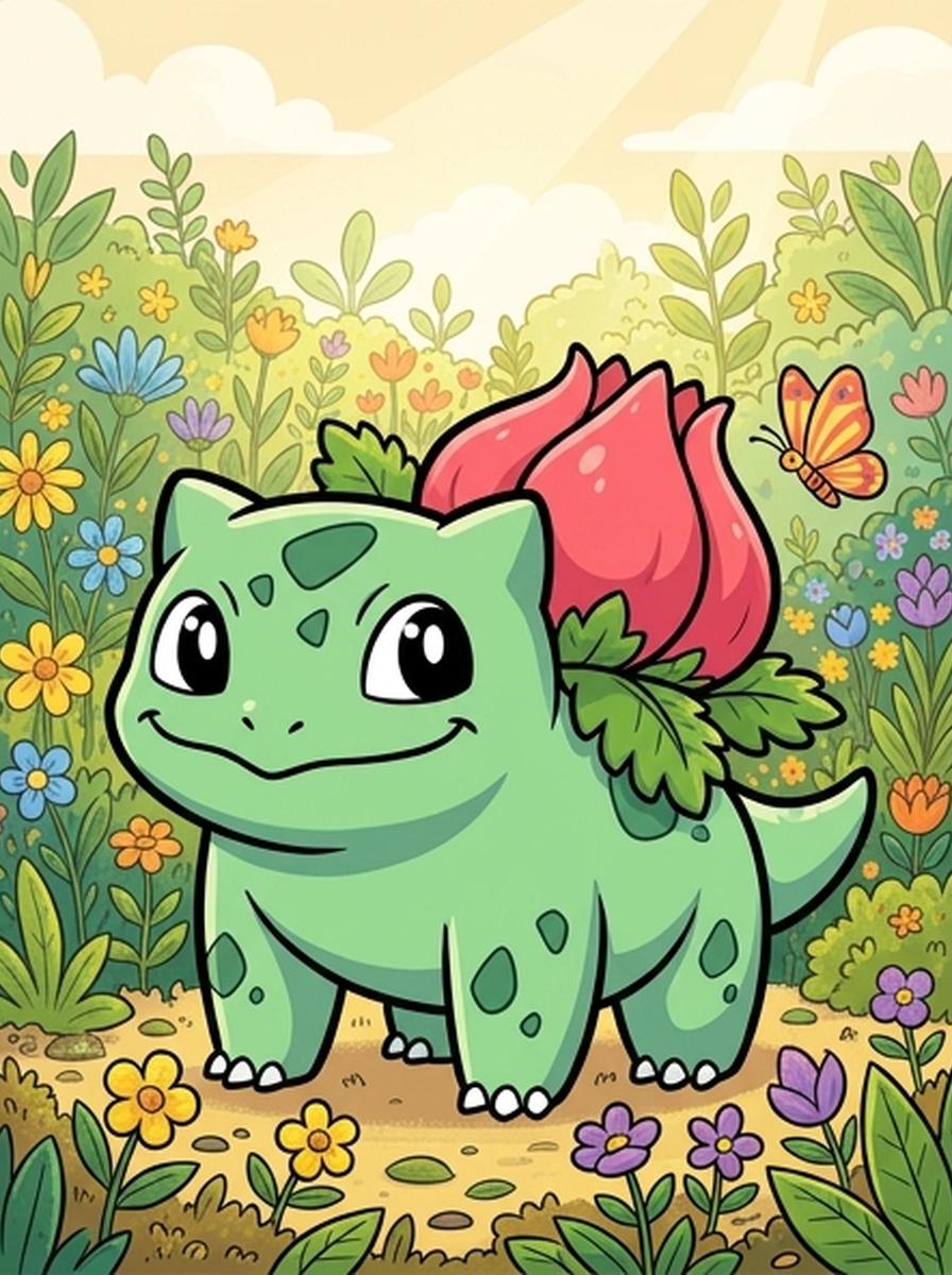 Bulbasaur kleurplaten