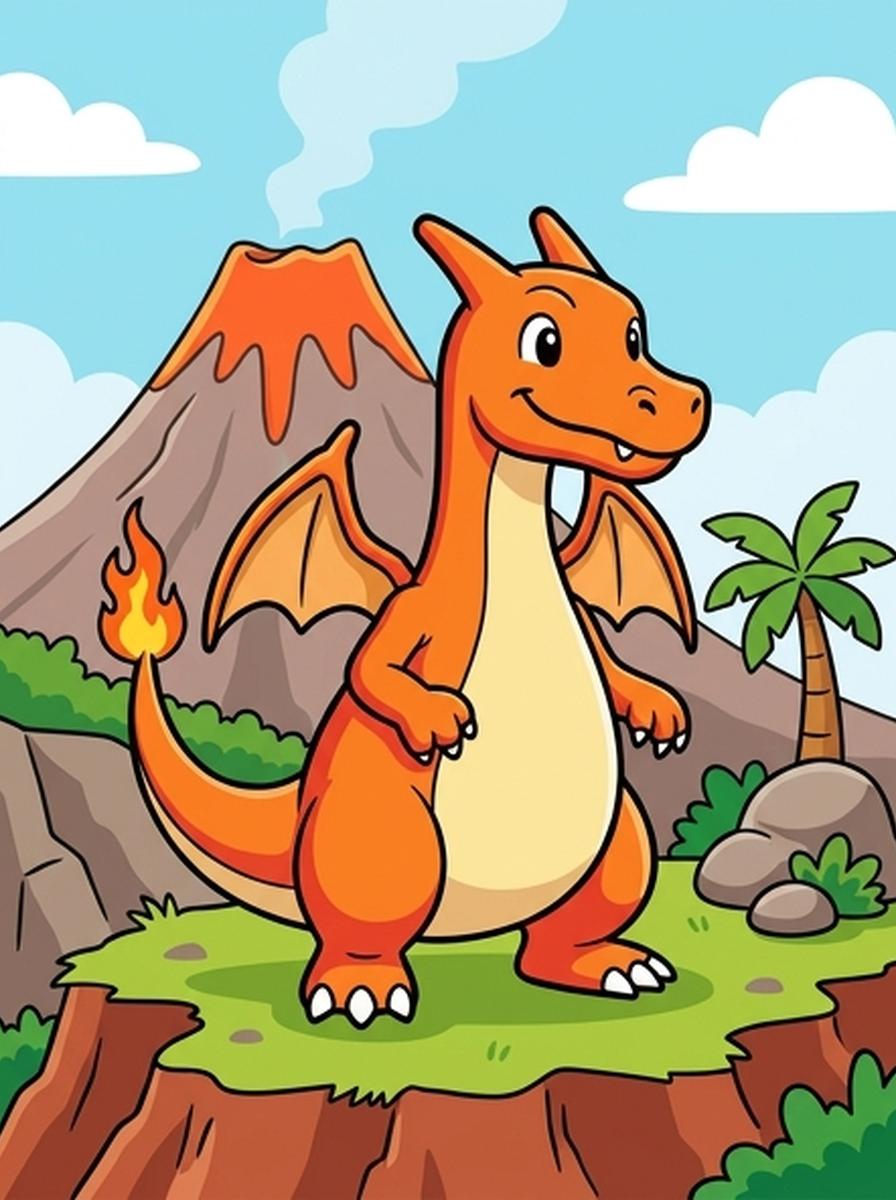 Charizard kleurplaten