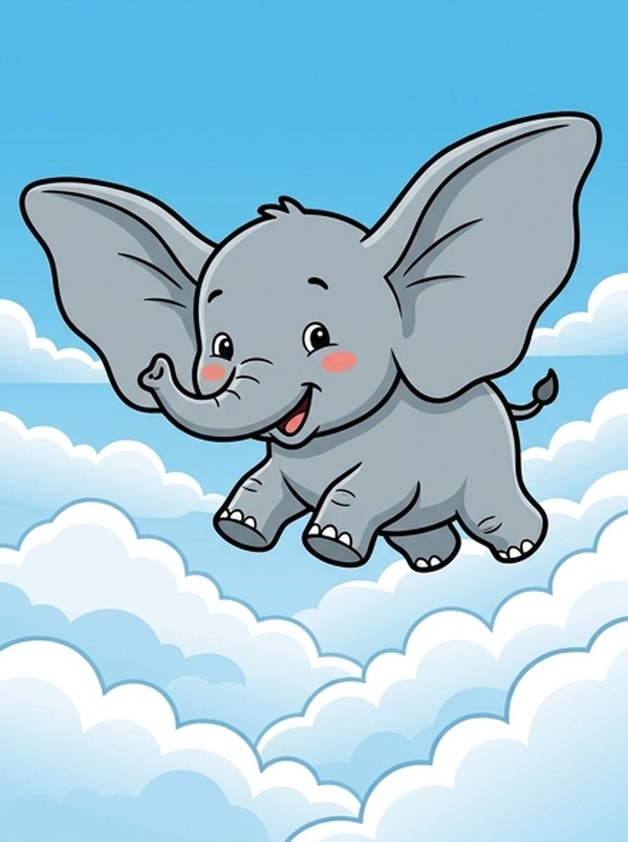 Dumbo kleurplaten