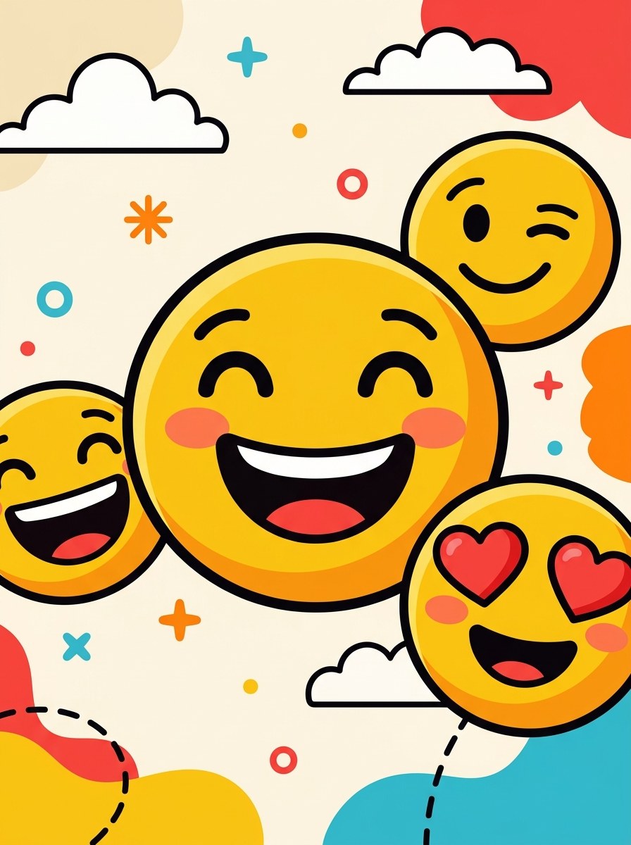Emoji kleurplaten