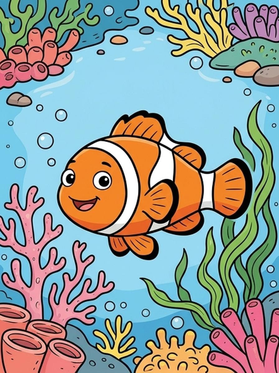 Finding Nemo kleurplaten