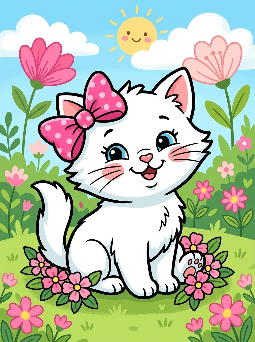 Hello Kitty kleurplaten