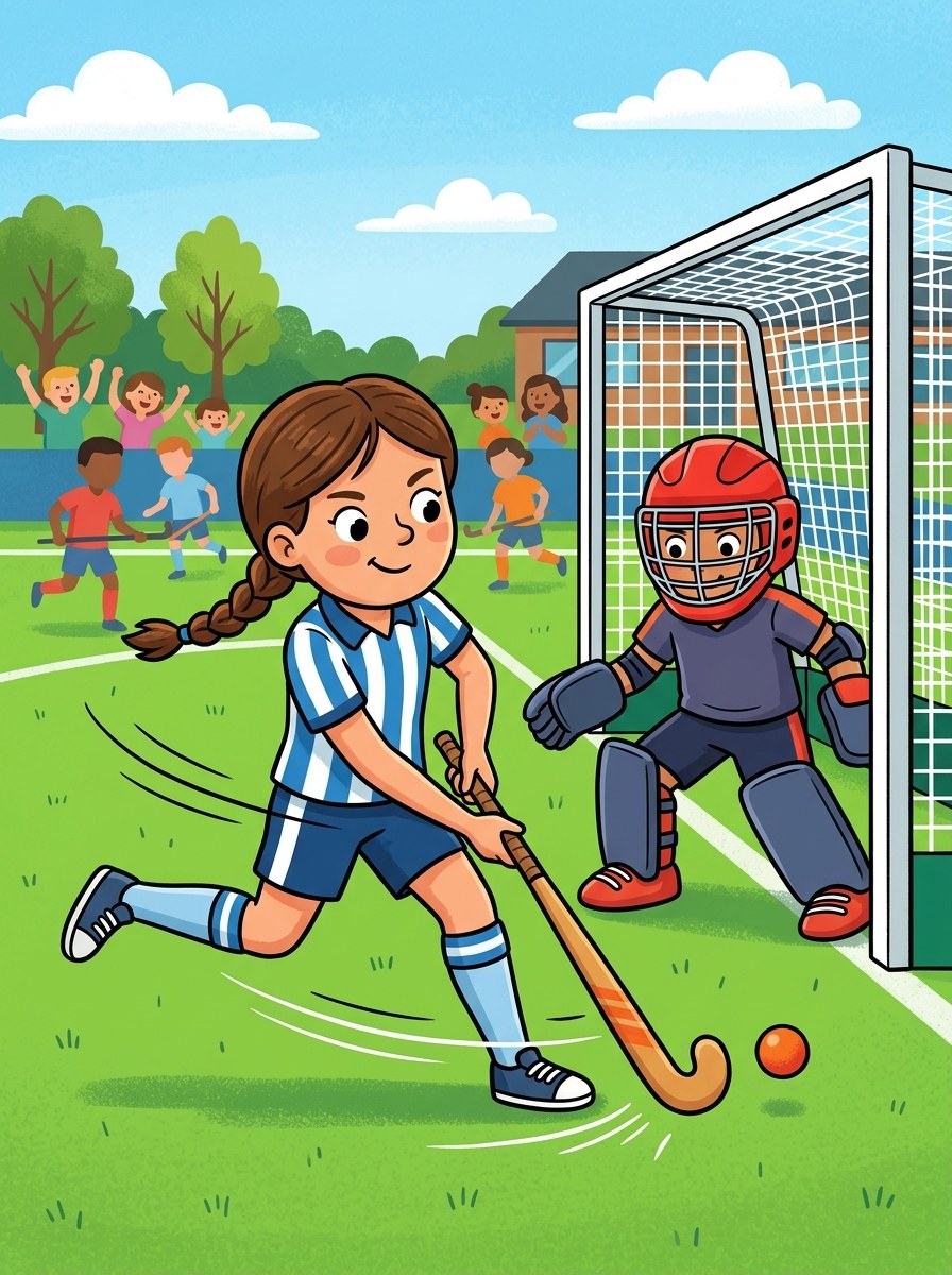 Hockey kleurplaten