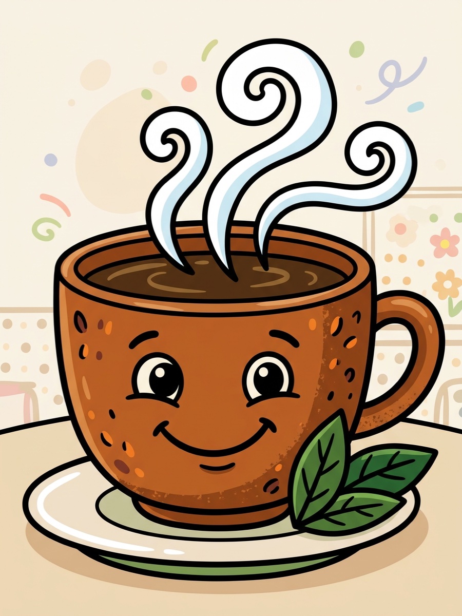 Hojicha kleurplaten