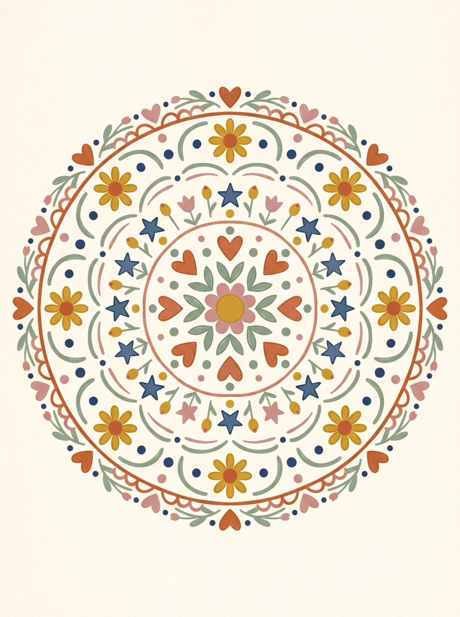 Kindermandala kleurplaten