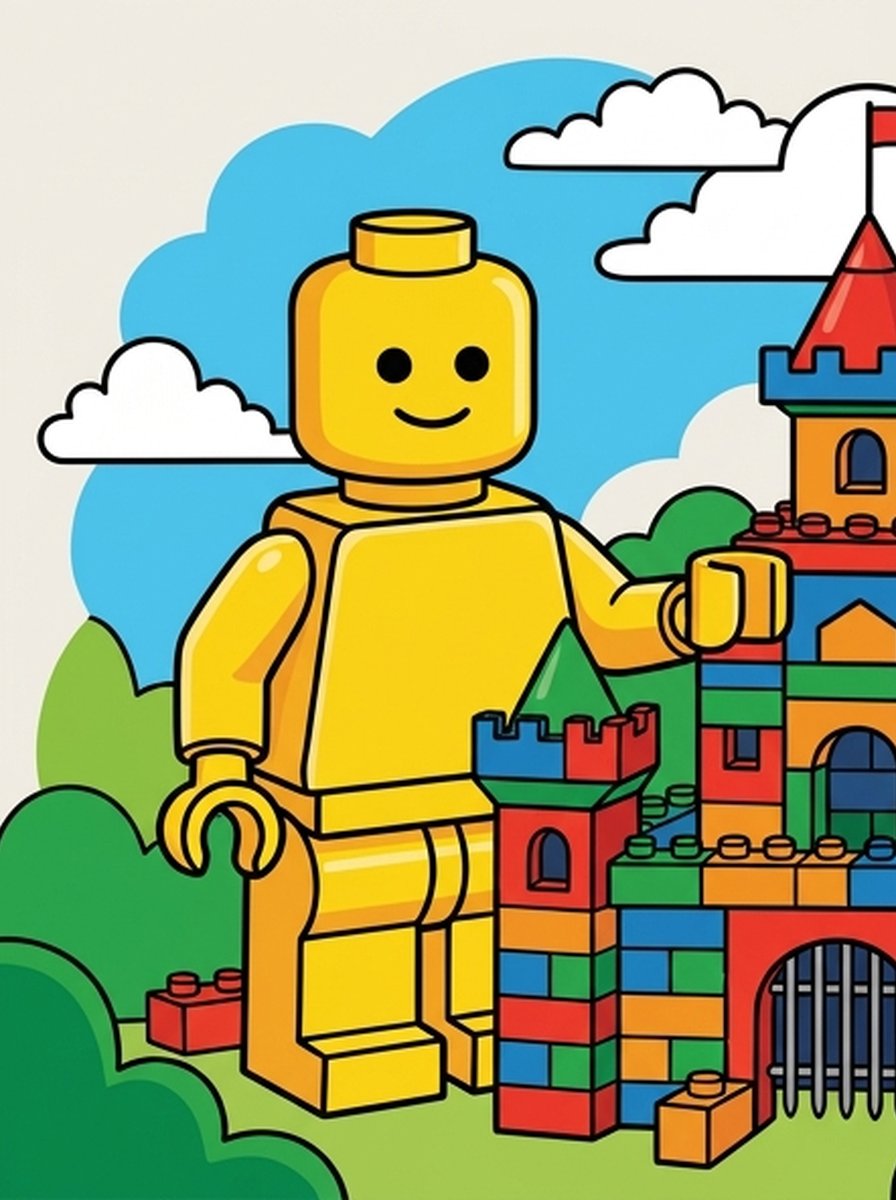 Lego kleurplaten