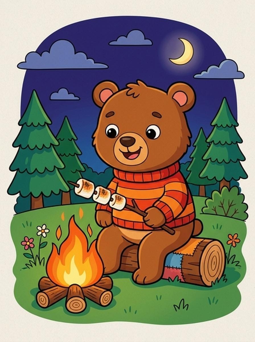Marshmallow kleurplaten