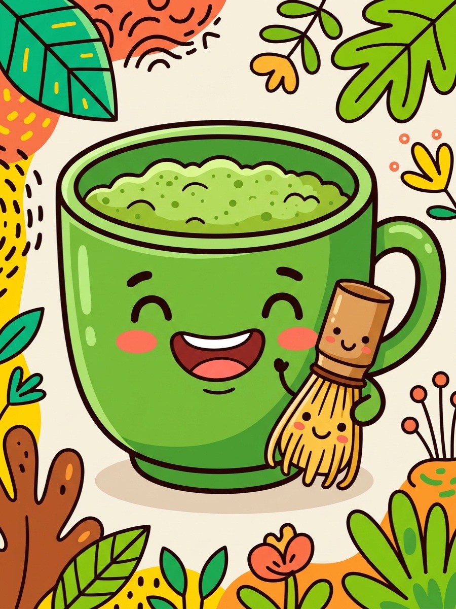 Matcha kleurplaten