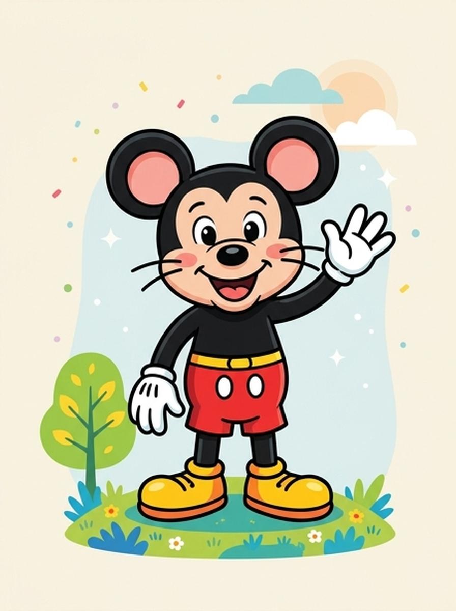 Mickey Mouse kleurplaten
