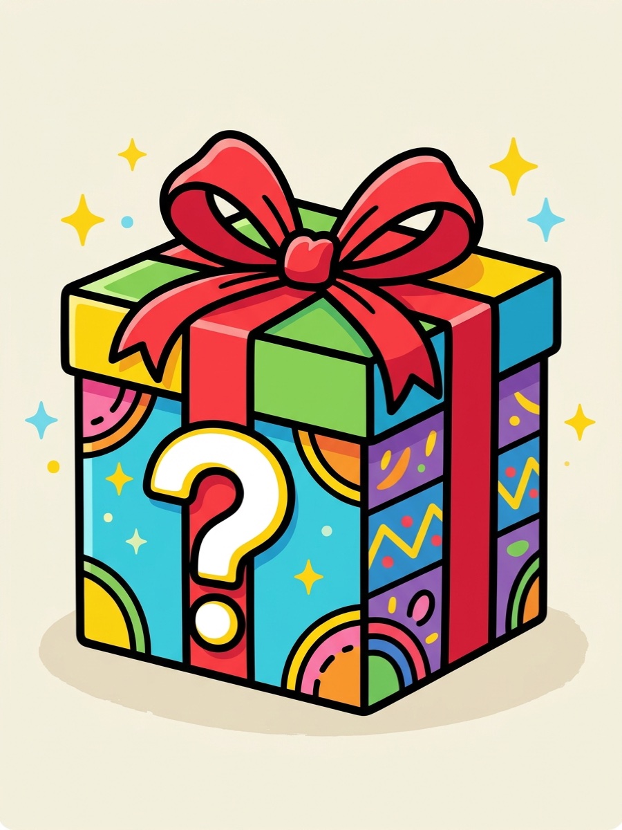 Mystery Box kleurplaten