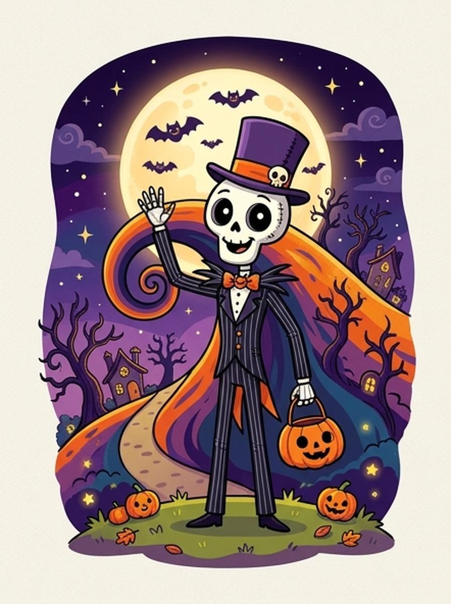 Nightmare Before Christmas kleurplaten