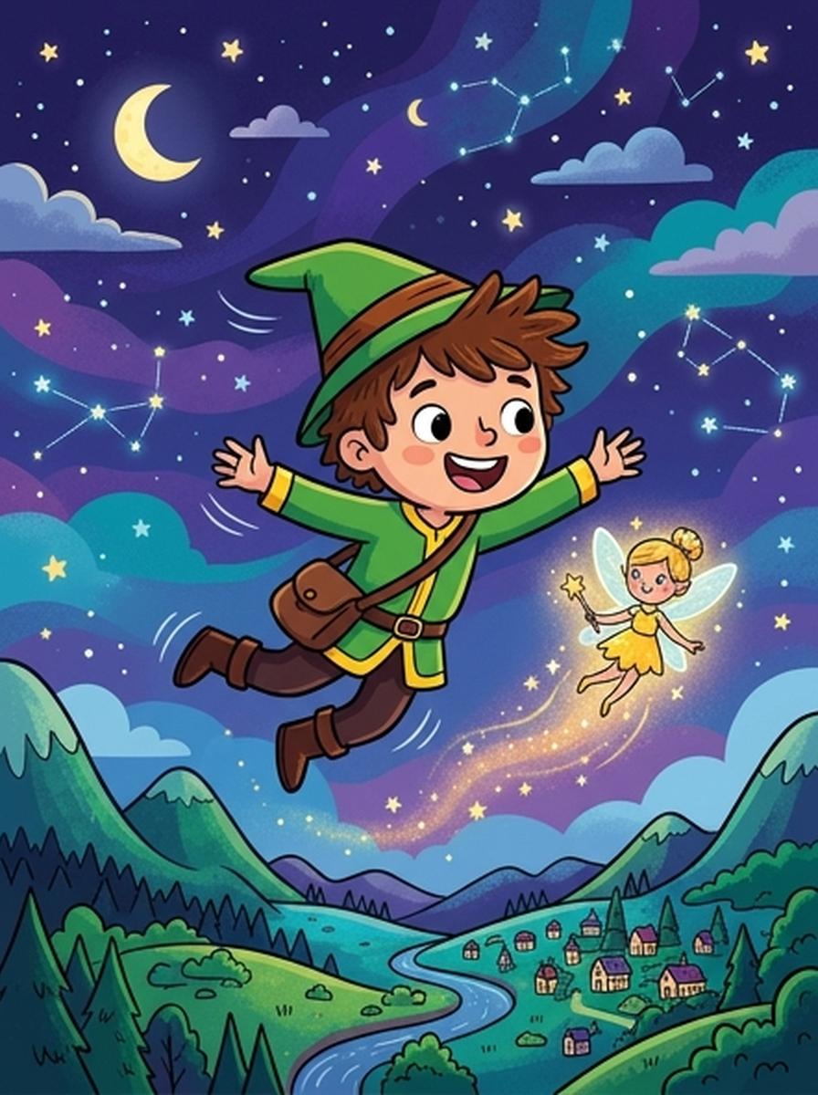 Peter Pan kleurplaten