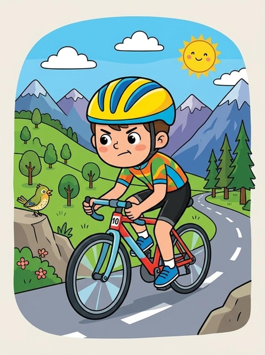 Racefiets kleurplaten