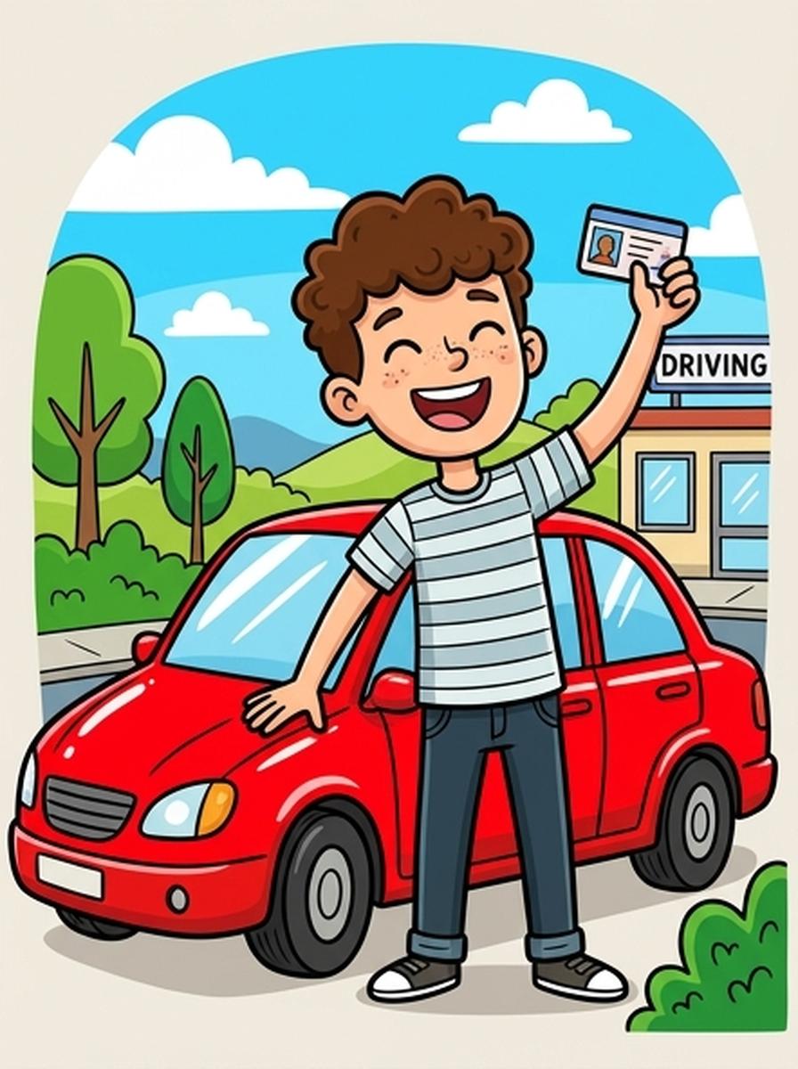 Rijbewijs kleurplaten