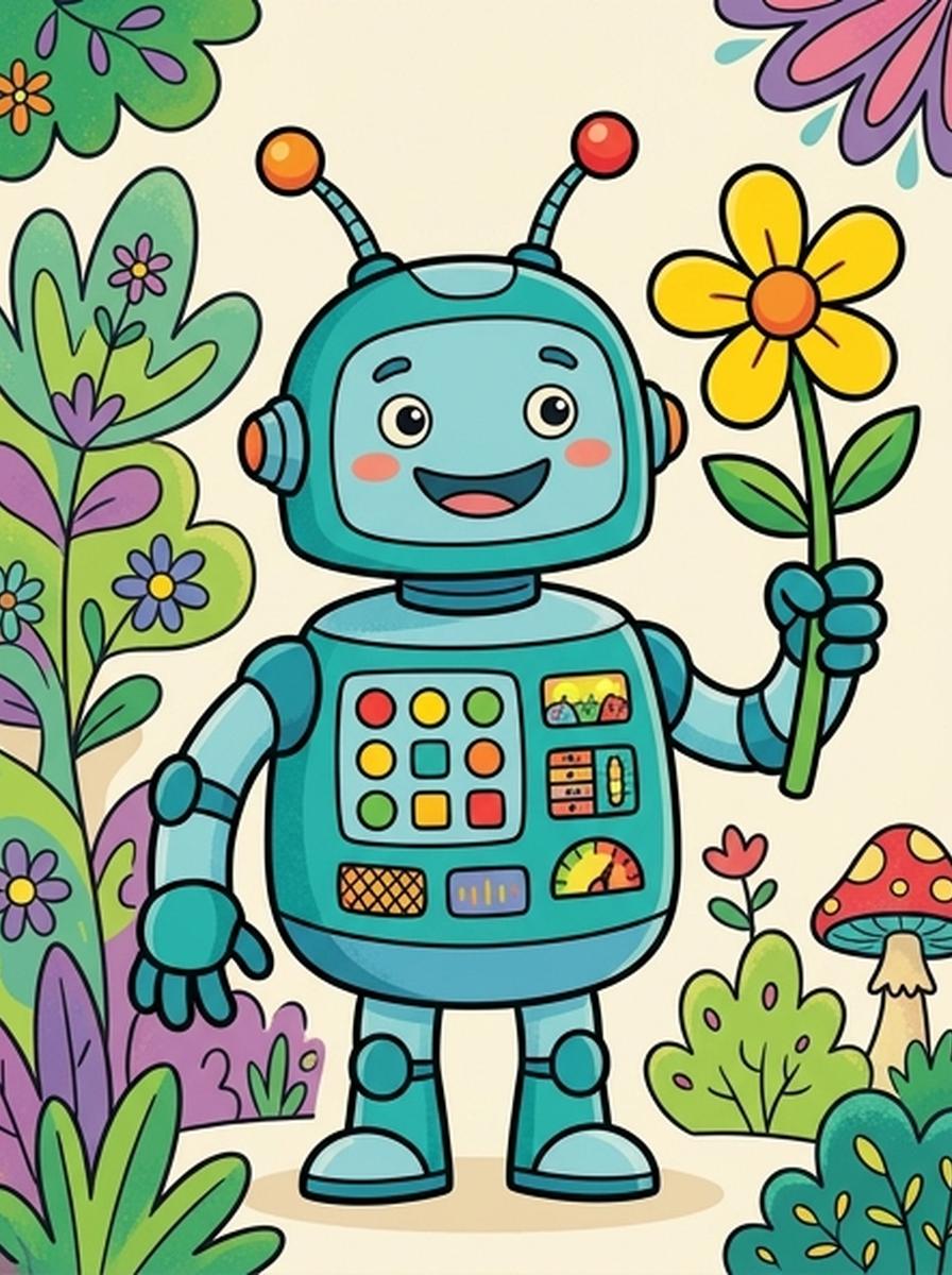 Robot kleurplaten