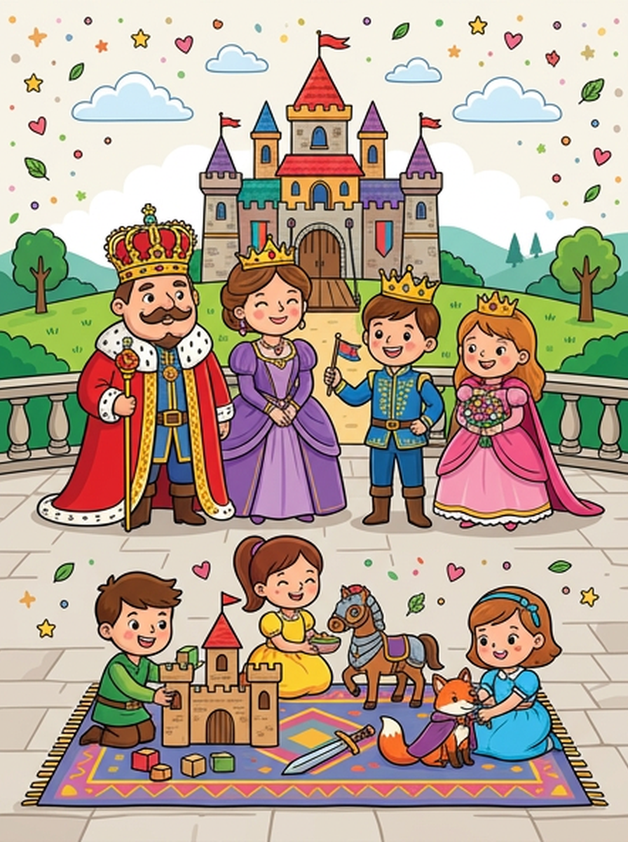 Royalty kleurplaten