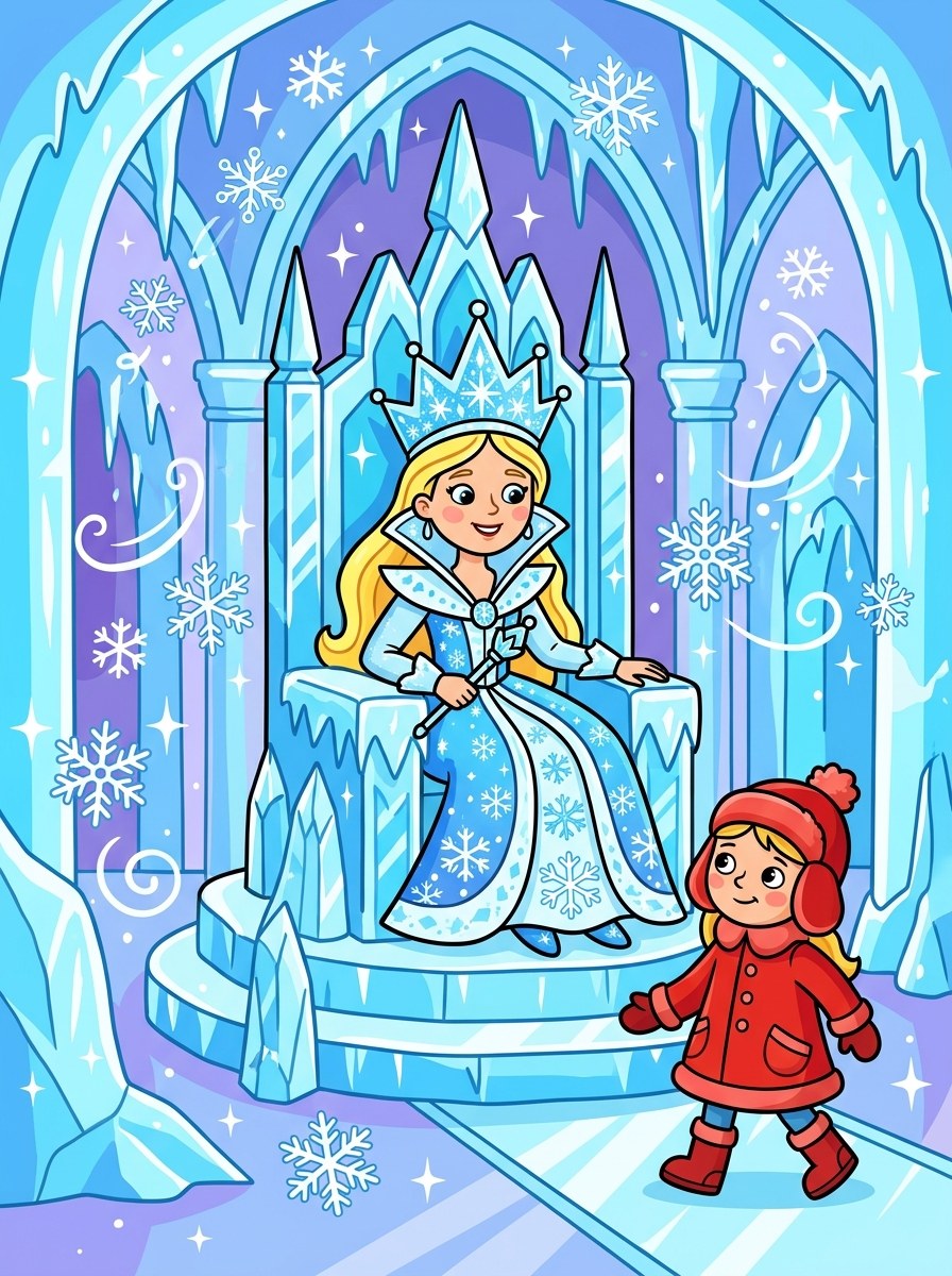 De Sneeuwkoningin kleurplaten