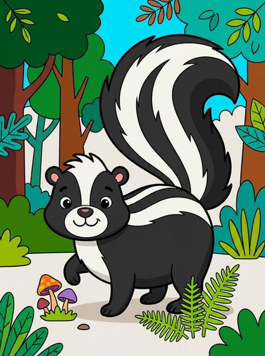 Stinkdier kleurplaten