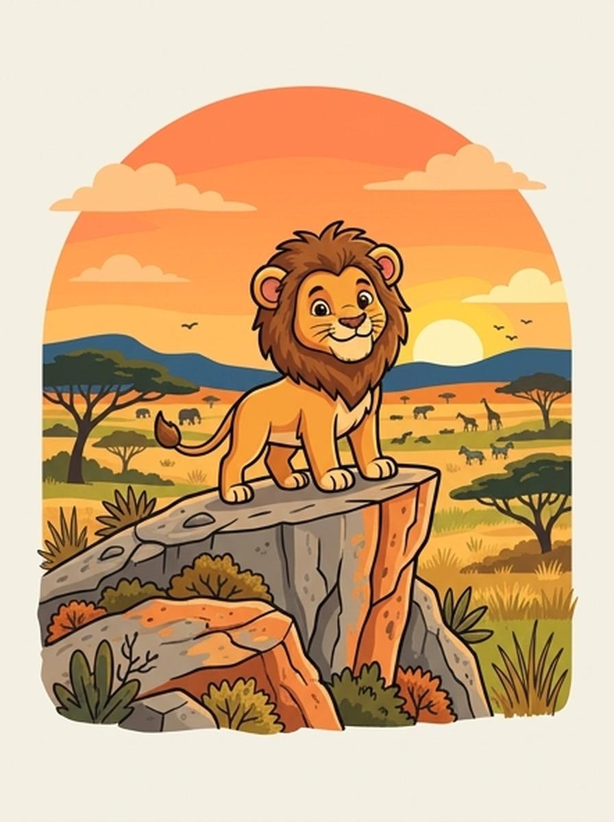 The Lion King kleurplaten