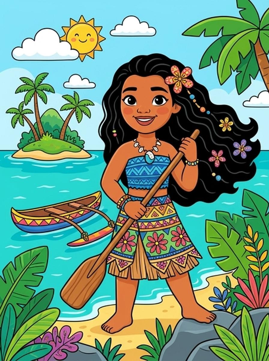 Vaiana kleurplaten
